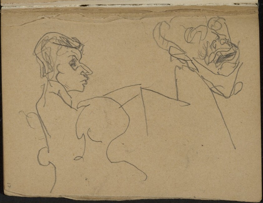 Drei Figuren (Three Figure Sketch) [p. 17]