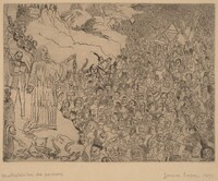Feeding of the Five Thousand (La multiplication des poissons), James Ensor, 1891