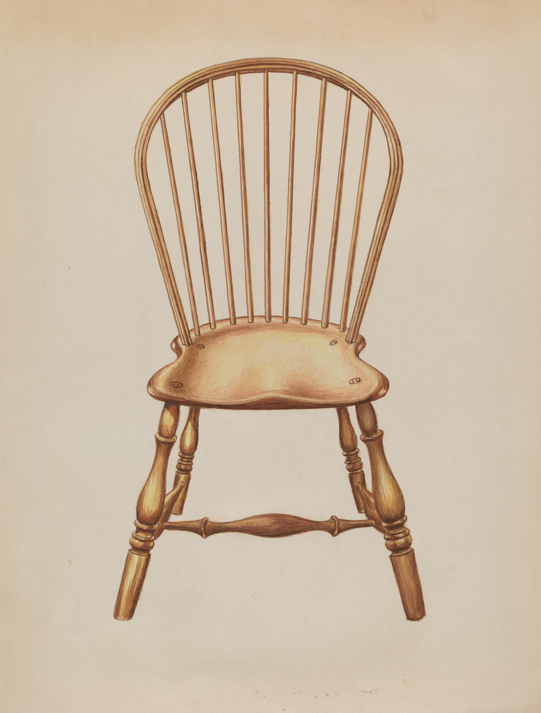 Windsor Chair, Gerald Bernhardt, c. 1936