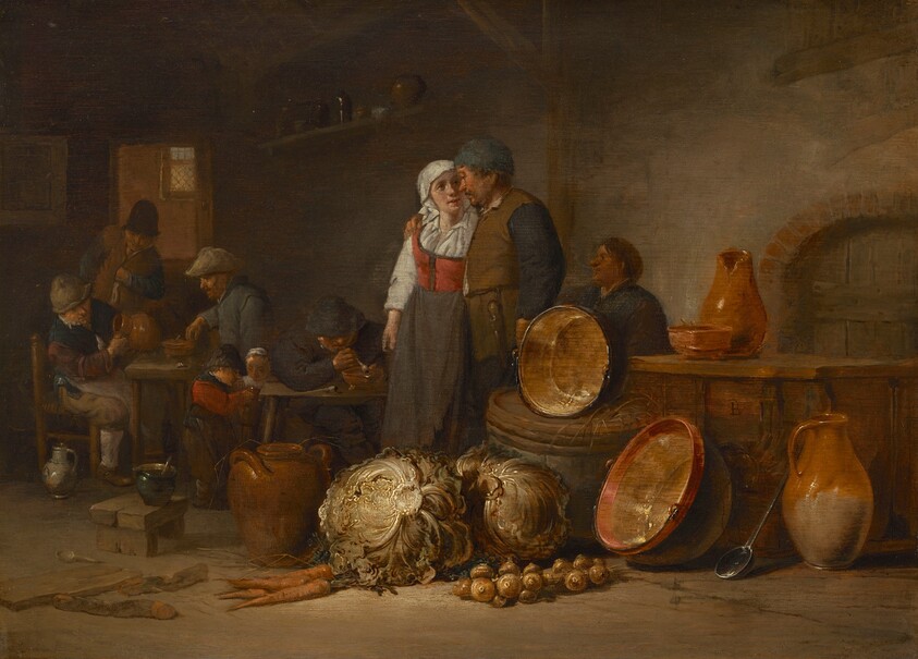 Tavern Scene with Standing Couple