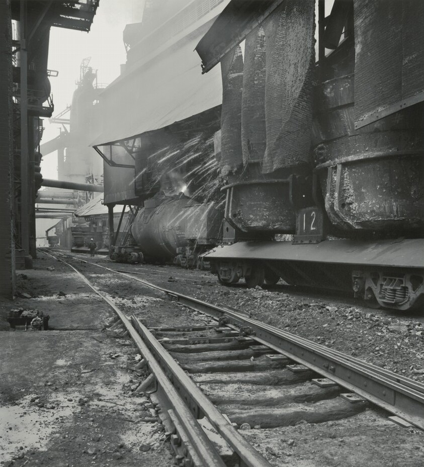 IS 859, Inland Steel Company, beneath Blast Furnaces, Indiana Harbor Works, East Chicago, Indiana