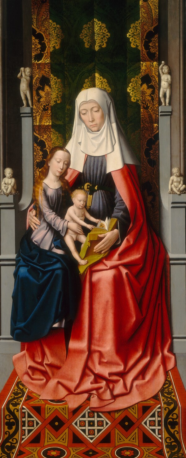The Saint Anne Altarpiece: Saint Anne with the Virgin and Child [middle panel]