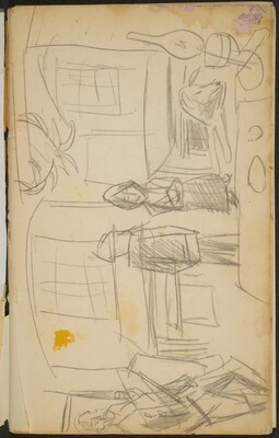 Interieurszene mit Hund (Domestic Scene with Dog) [p. 1]