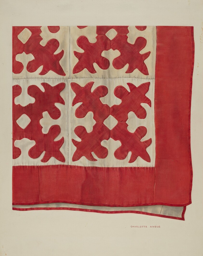 Oak Leaf Pattern Quilt