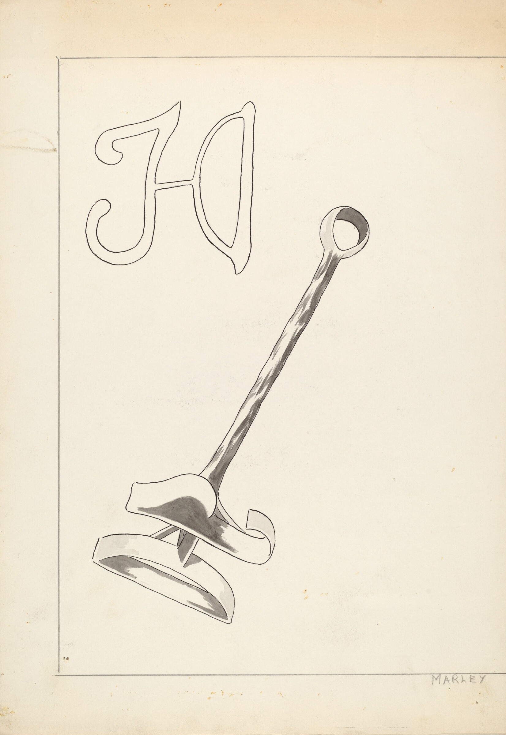 Branding Iron, J. Henry Marley, c. 1936