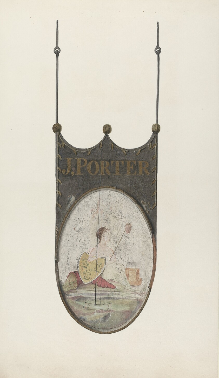 Tavern Sign: "J. Porter"