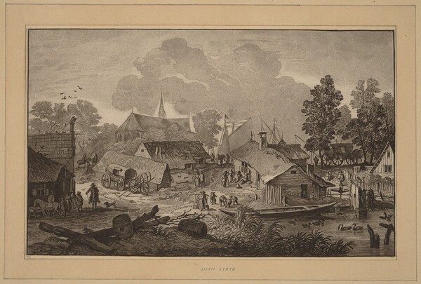 Village with Pond