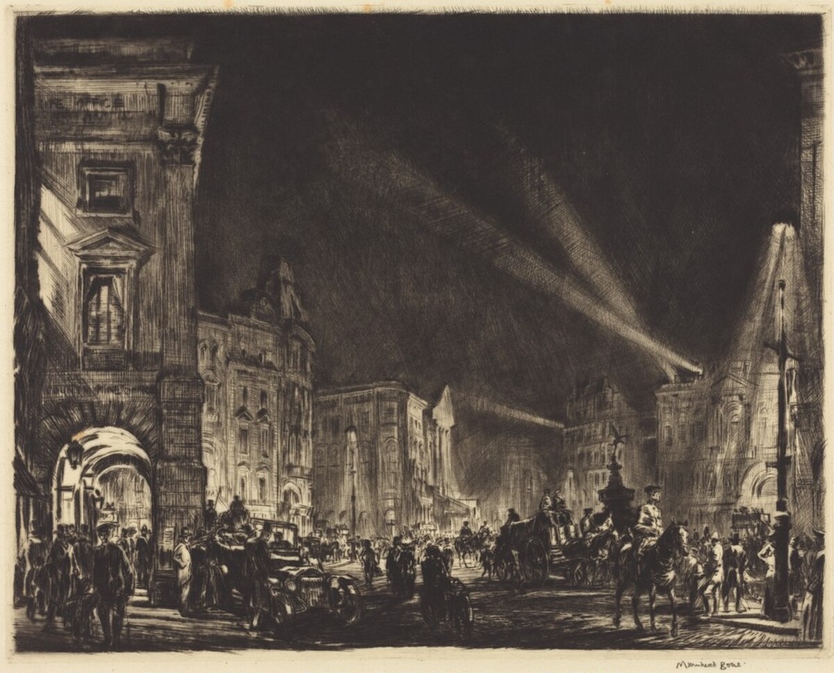 Piccadilly Circus, 1915