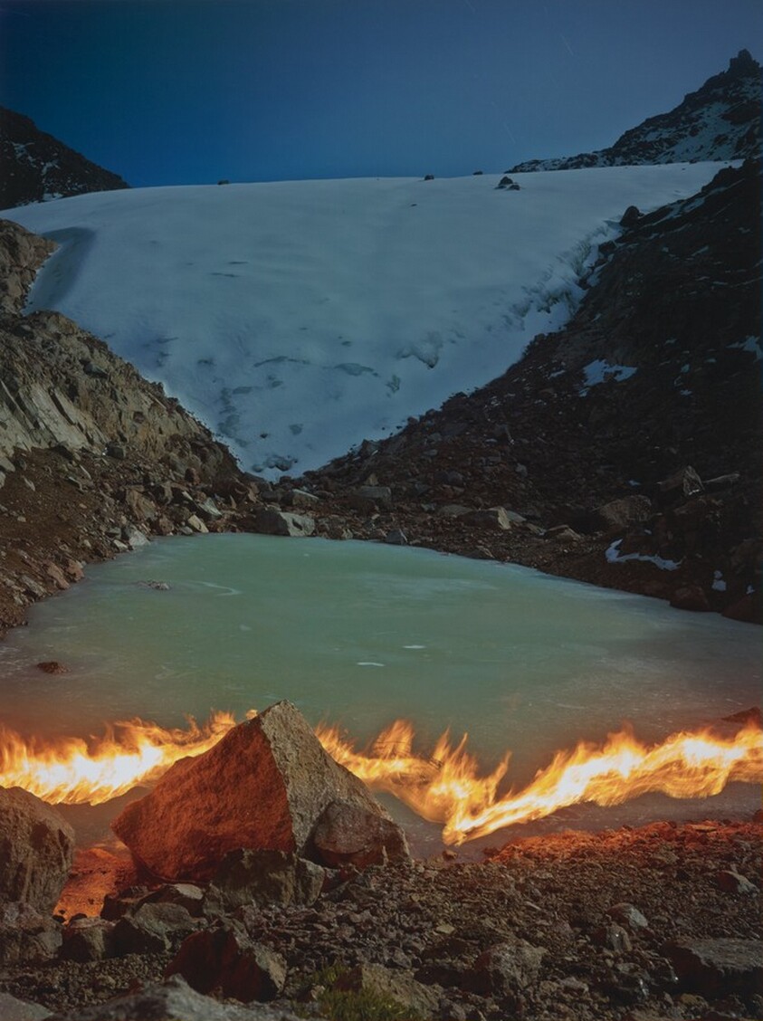The Lewis Glacier, Mt. Kenya, 2004 (C)