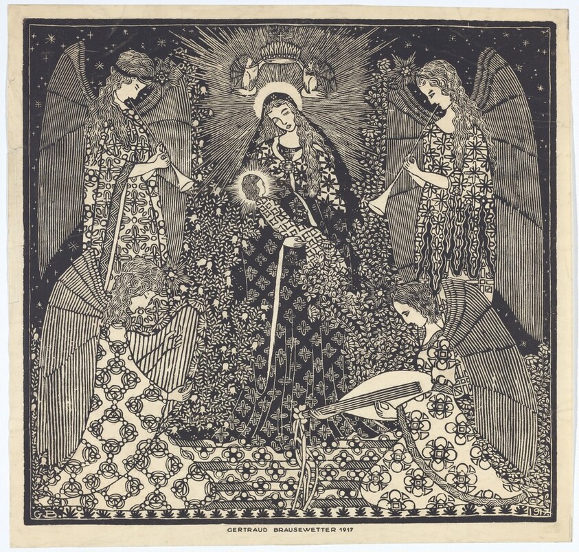 The Christ Child with the Virgin Mary