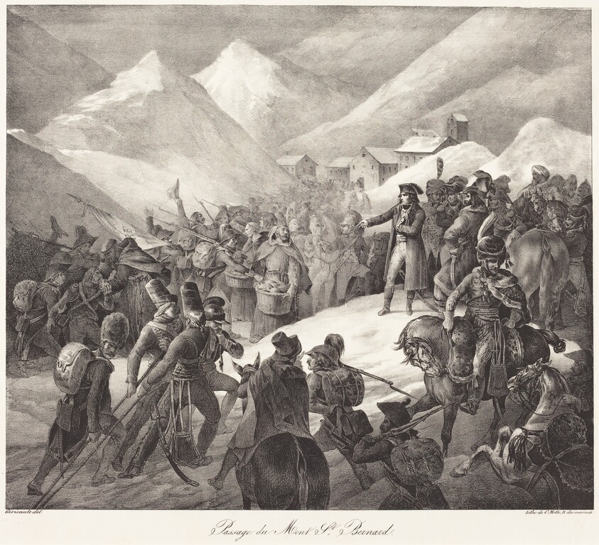 Passage du Mont St. Bernard (Napoleon's Army Crossing the St. Bernard Pass)