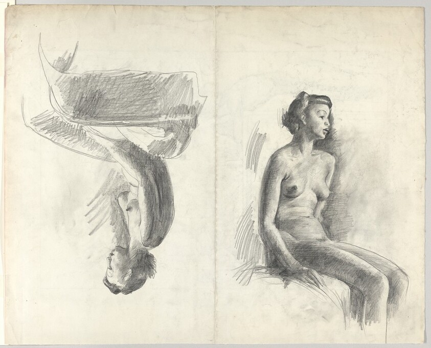 Two Figure Studies [verso]