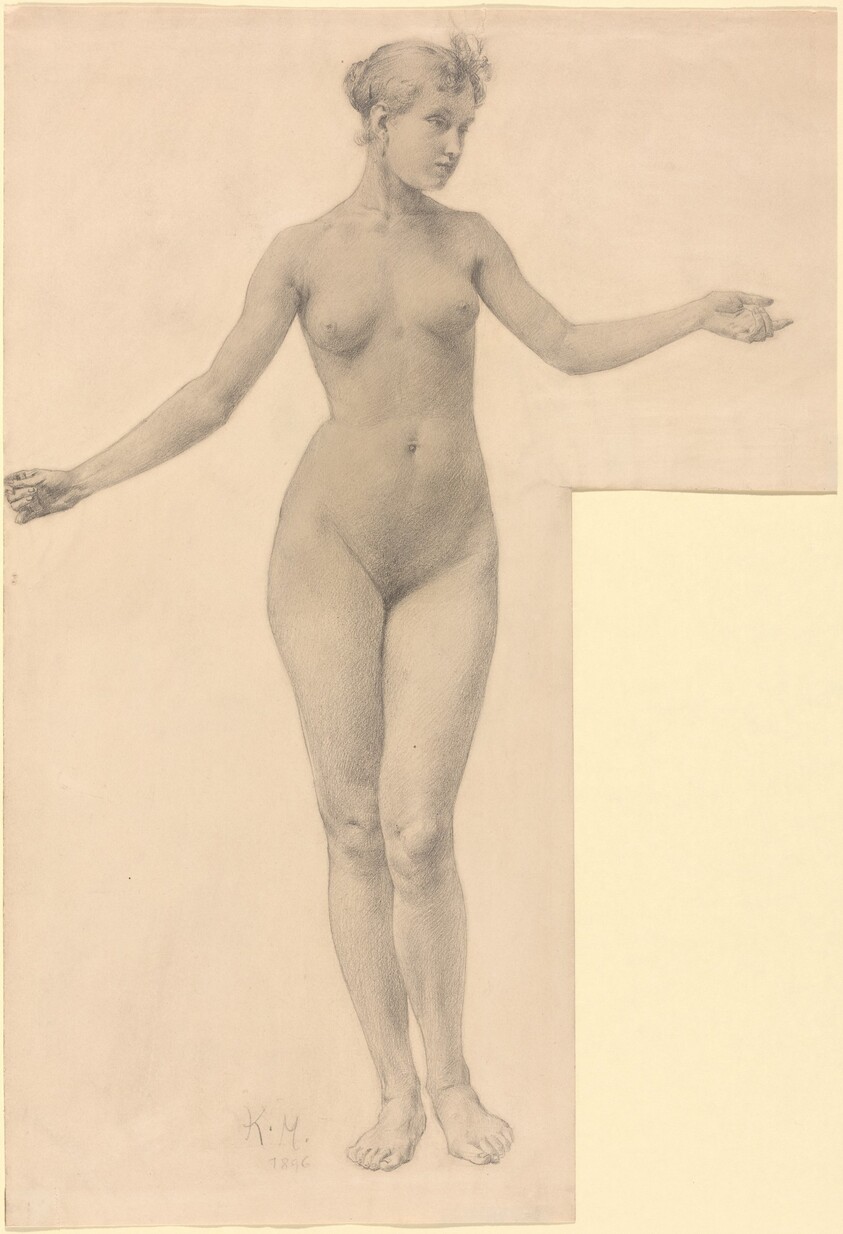 Female Nude with Outstretched Arms