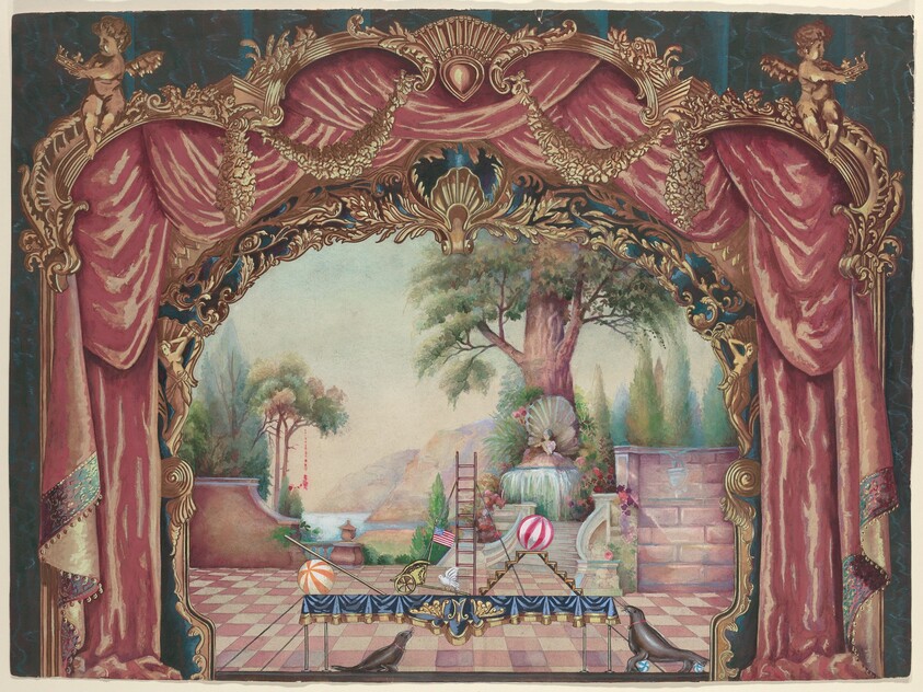 Vaudeville Stage Set