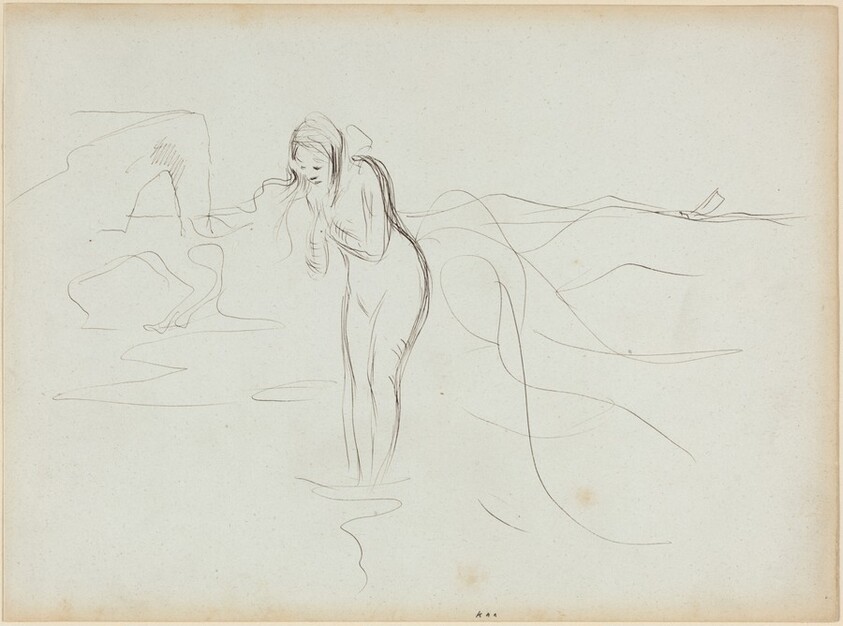 Woman Bathing