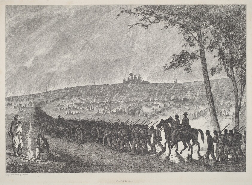 Going Into Camp at Night