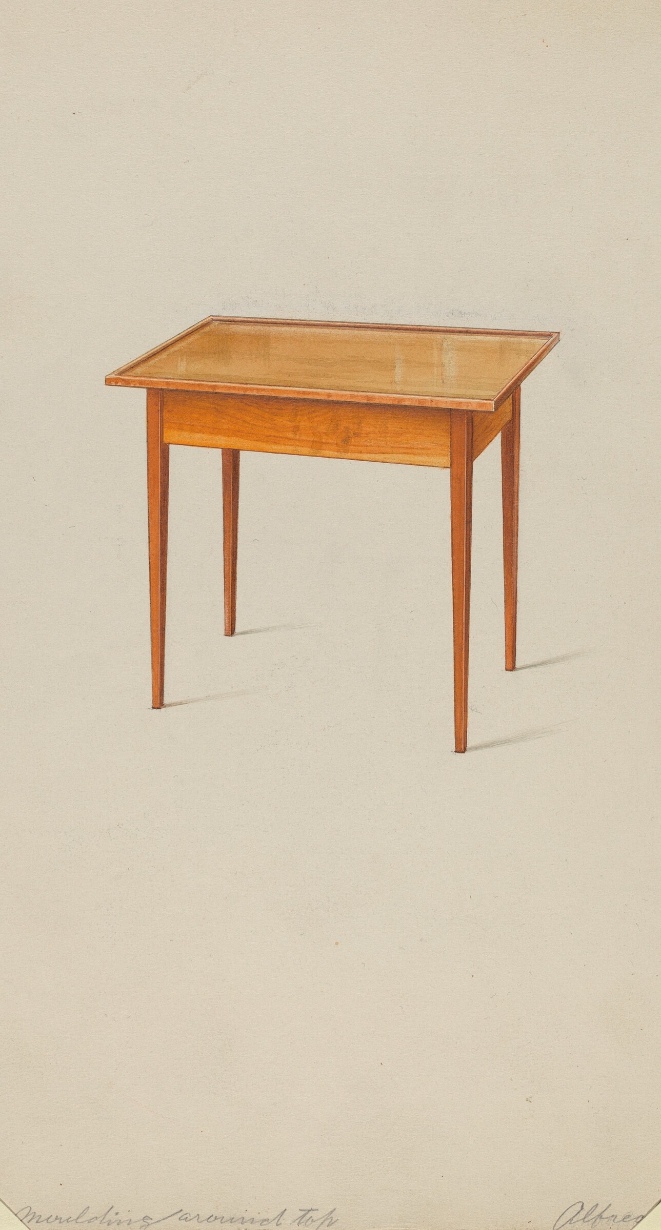 Shaker Small Table, Alfred H. Smith, c. 1936