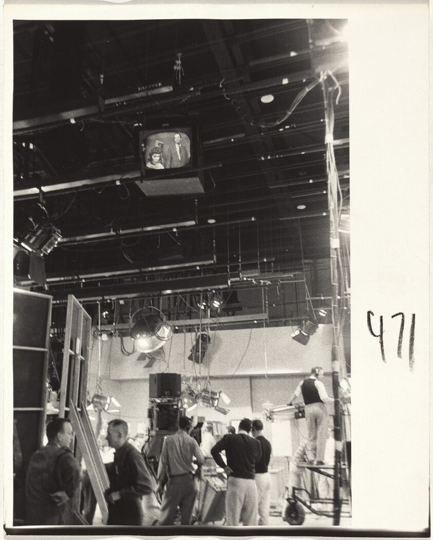 Filming, CBS TV studio--Burbank, California