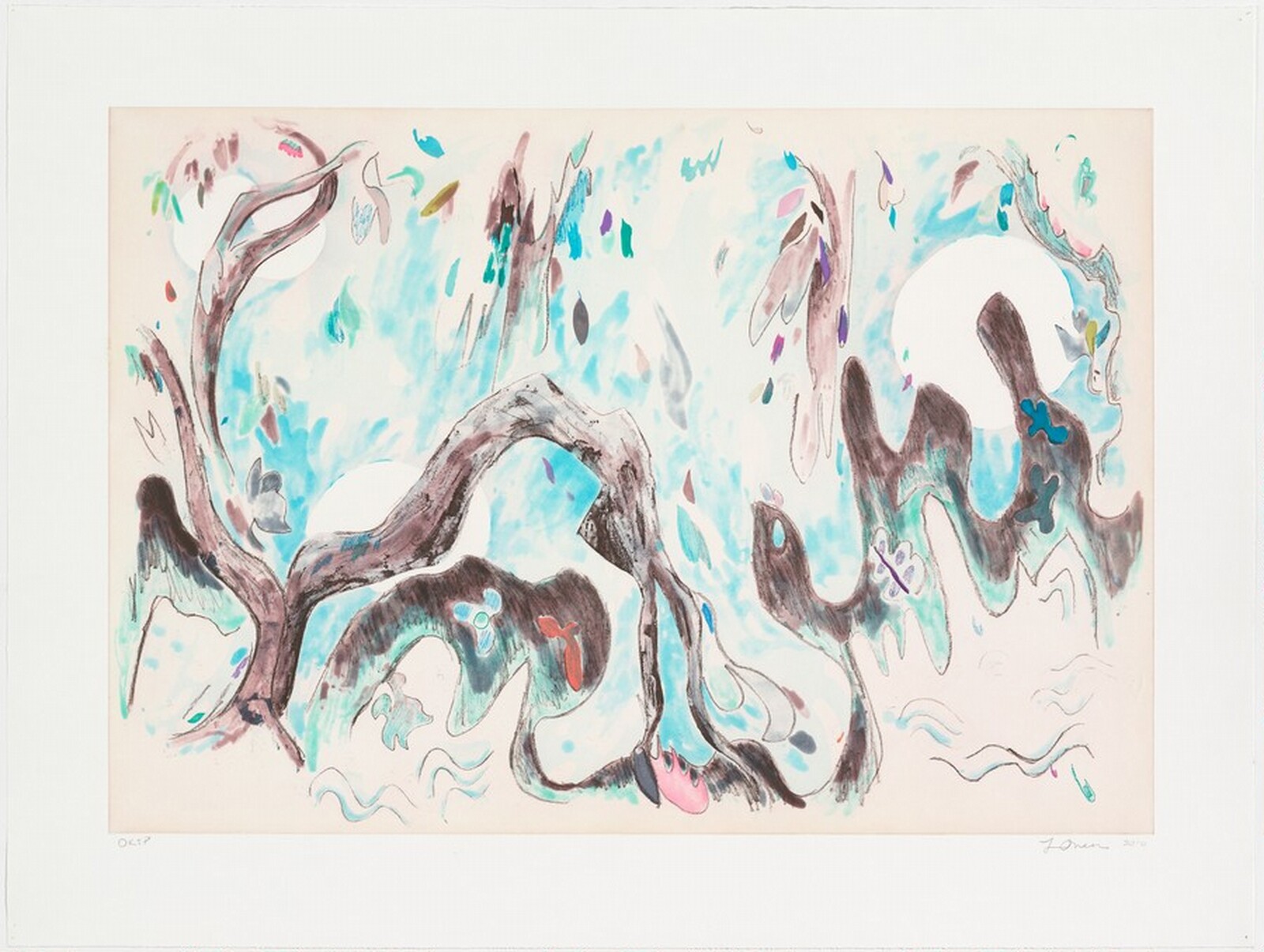 Untitled (LO 425), Laura Owens, 2010