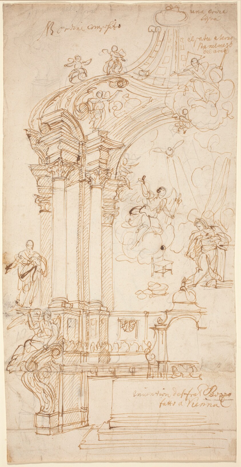 A Baldachin with a Painting of the Annunciation