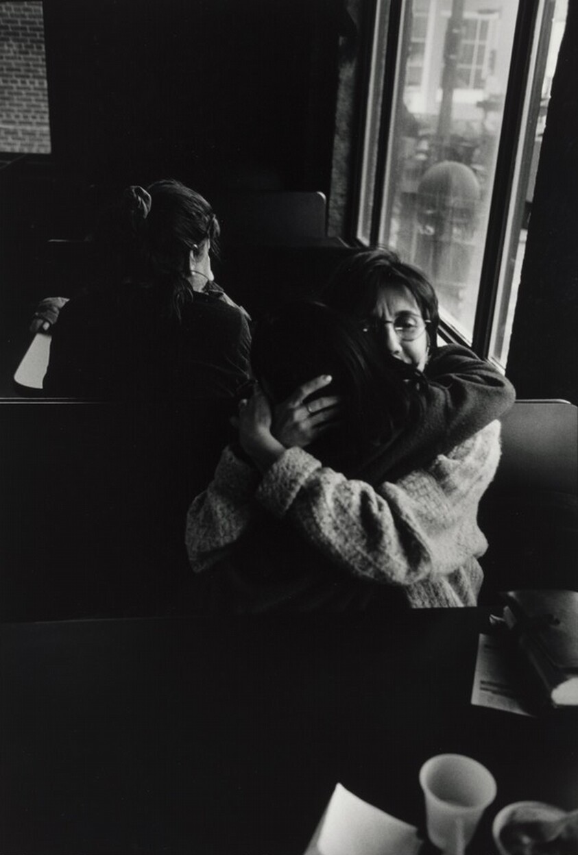 Boston (Three weeks after her operation, Sharon and her young friend celebrate with some ice cream.)