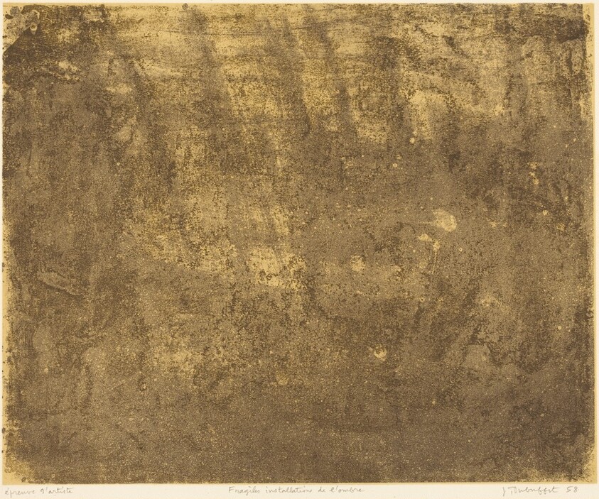 Fragile installation de l'ombre