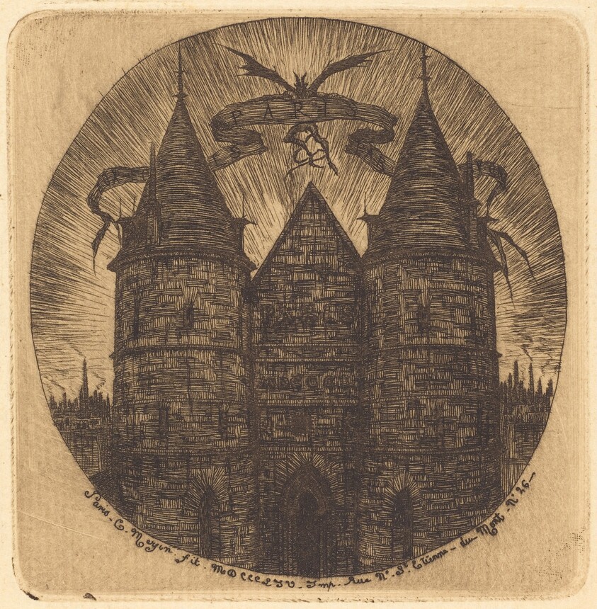 Ancienne porte du Palais de Justice, Paris (Old Gate of the Palace of Justice, Paris)