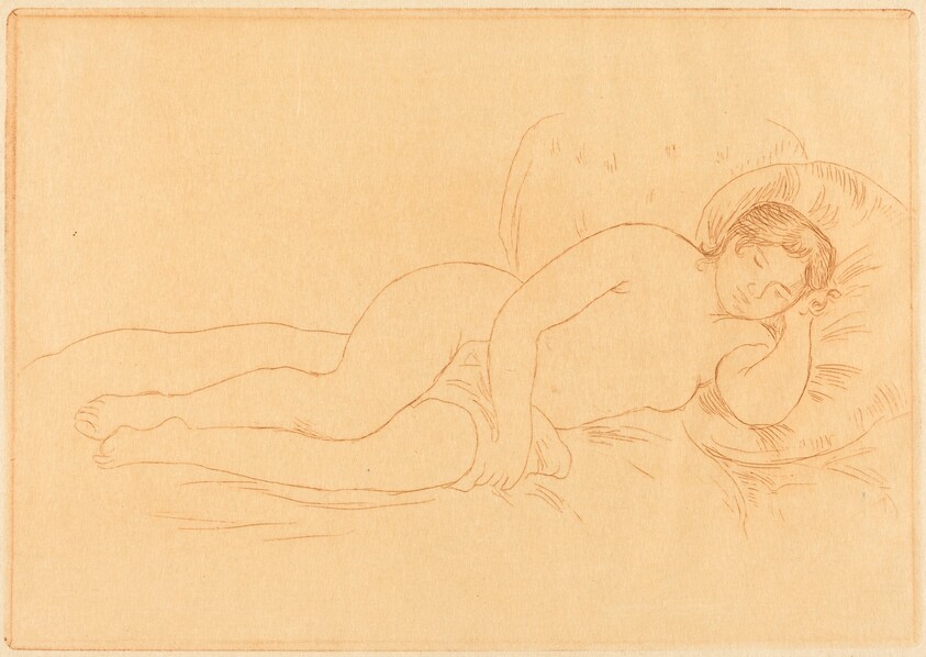 Female Nude Reclining (Femme nue couchee)