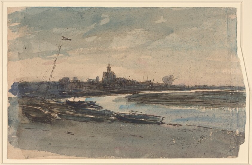 Sunset at Maldon, Essex