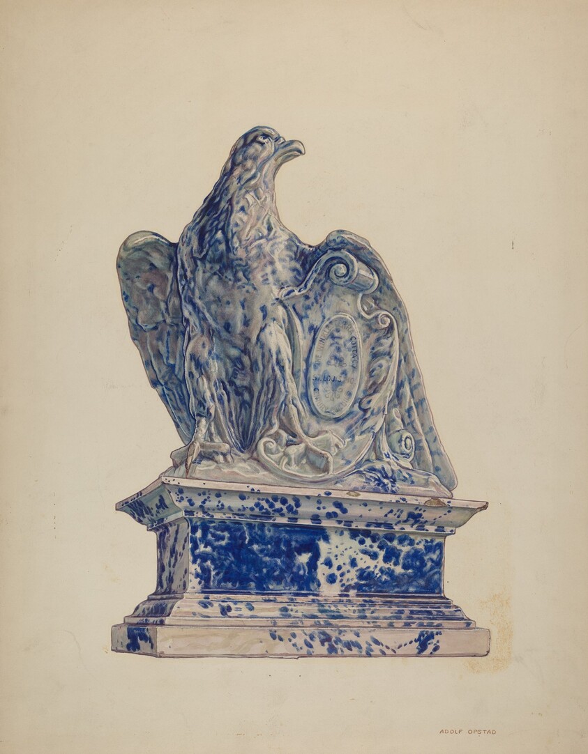 Potpourri Jar: Eagle