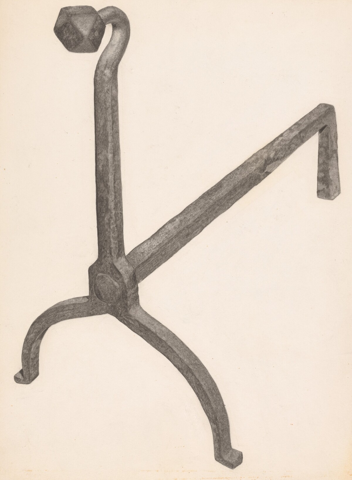 Andiron (one of pair)