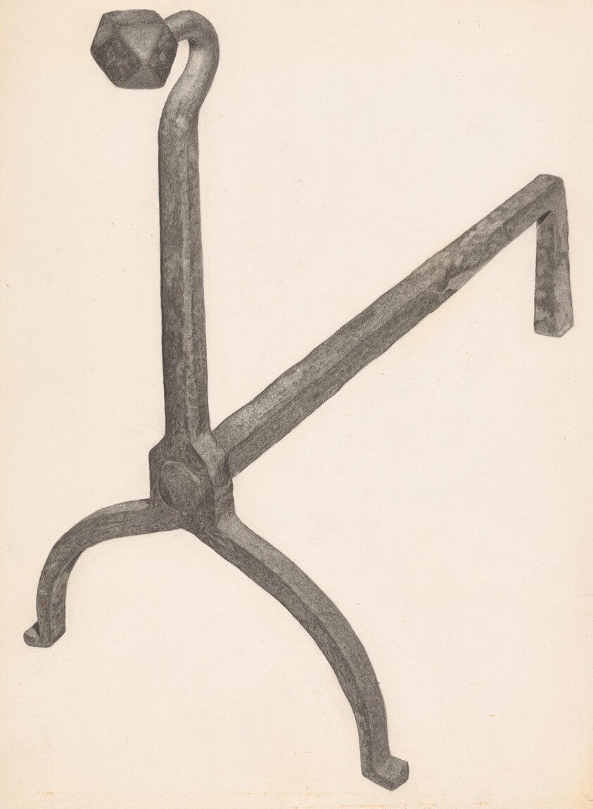 Andiron (one of pair)