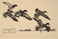 Christmas Card from Helen and Dick Bishop, Richard Evett Bishop