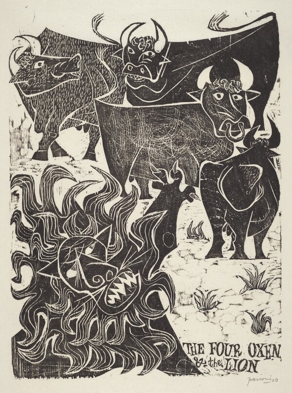 The Four Oxen and the Lion