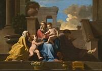 The Holy Family on the Steps, Follower of Nicolas Poussin, 1648