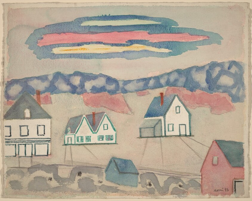 Three Houses, Barn and Chicken Coop, Stonington, Maine