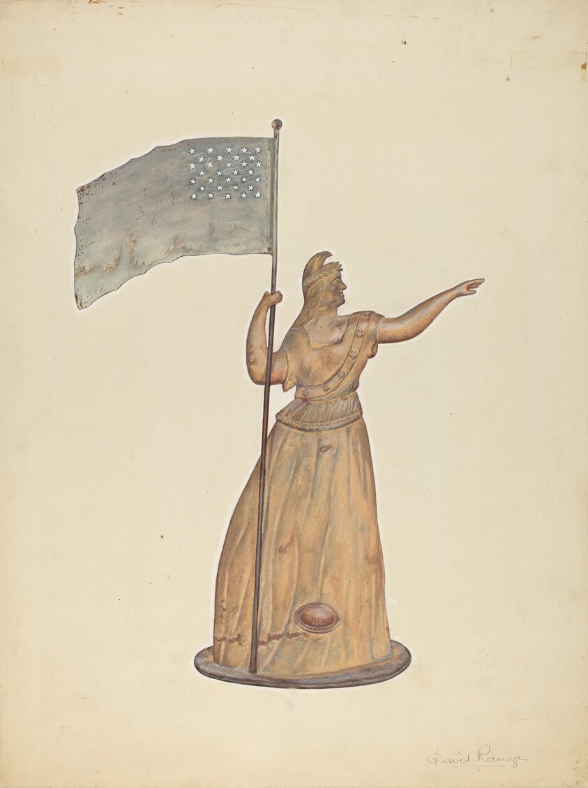 Weather Vane - "Goddess of Liberty"