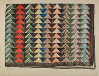 Patchwork Quilt, Edith Magnette, 1935/1942