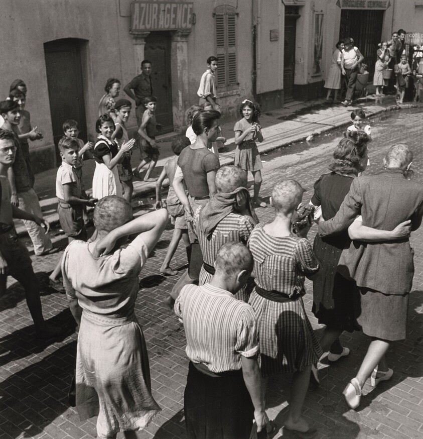 Untitled (women accused of collaboration, St. Tropez, France)