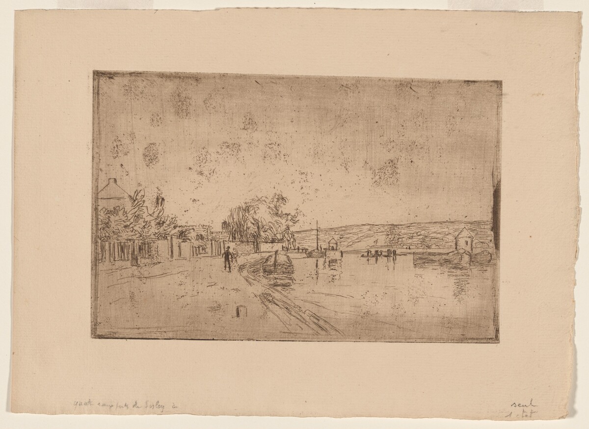 On the Banks of the Loing: The Canal Bank