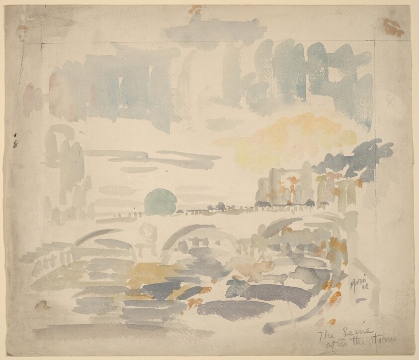 The Seine after the Storm