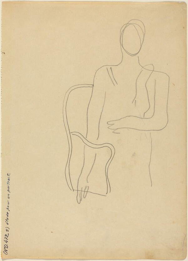 Study for the Portrait "Maud Dale"