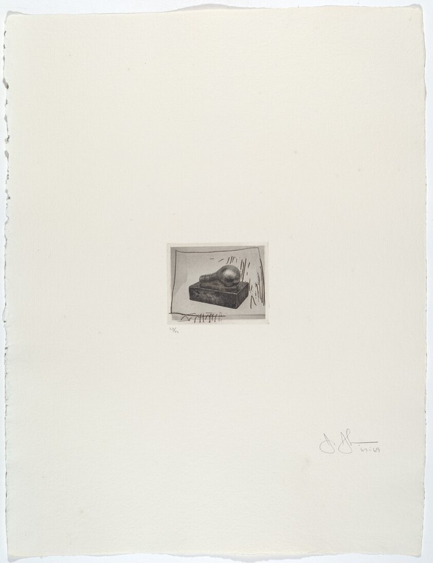 Light Bulb I from 1st Etchings, 2nd State