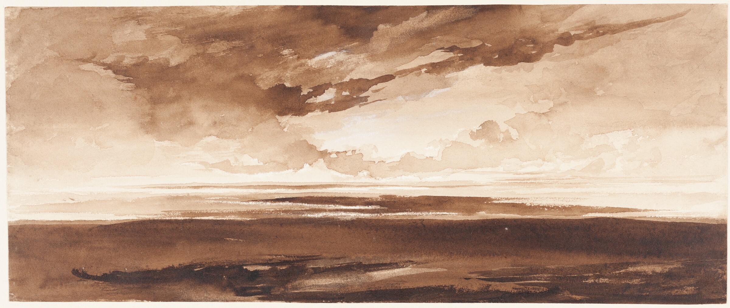 Panorama of the Coast at Sunset, Francis Danby, c. 1813