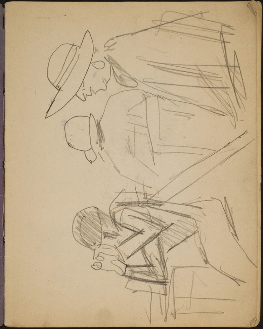 Zuschauer bei einem Pferderennen (Spectators at a Horse Race) [p. 1]