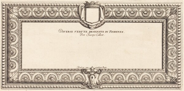 Title Page for Callot's "Various Italian Landscapes"