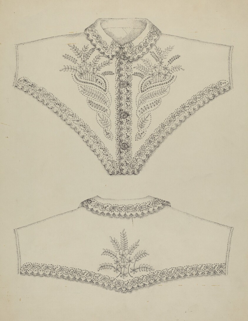 Embroidered Night Gown