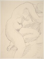 Study for "Untitled", Philip Pearlstein, 1969