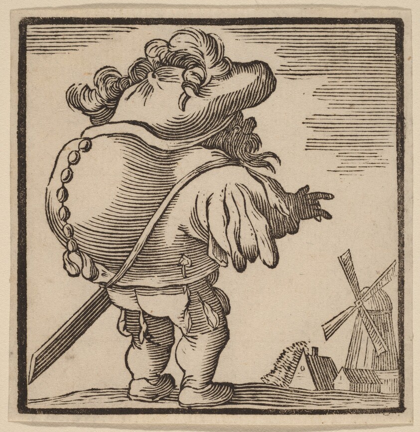 Hunchback Gazing at a Windmill