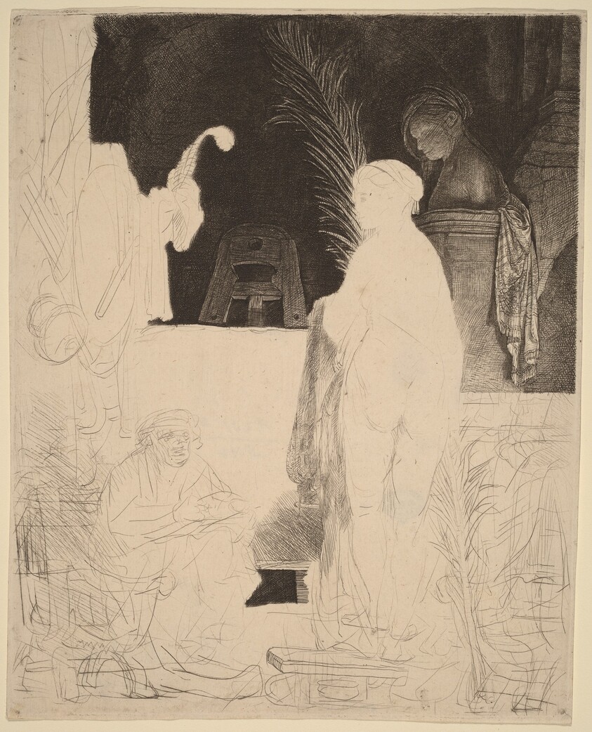 The Artist Drawing from the Model